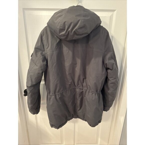 L.L.‎ Bean Baxter State Goose Down Winter Parka Men's Size Med Gray Full Zip - Picture 6 of 10